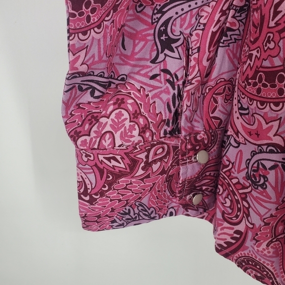 WinterSilks Blouse Women 2X Pink Long Sleeve Shirt - Picture 5 of 9